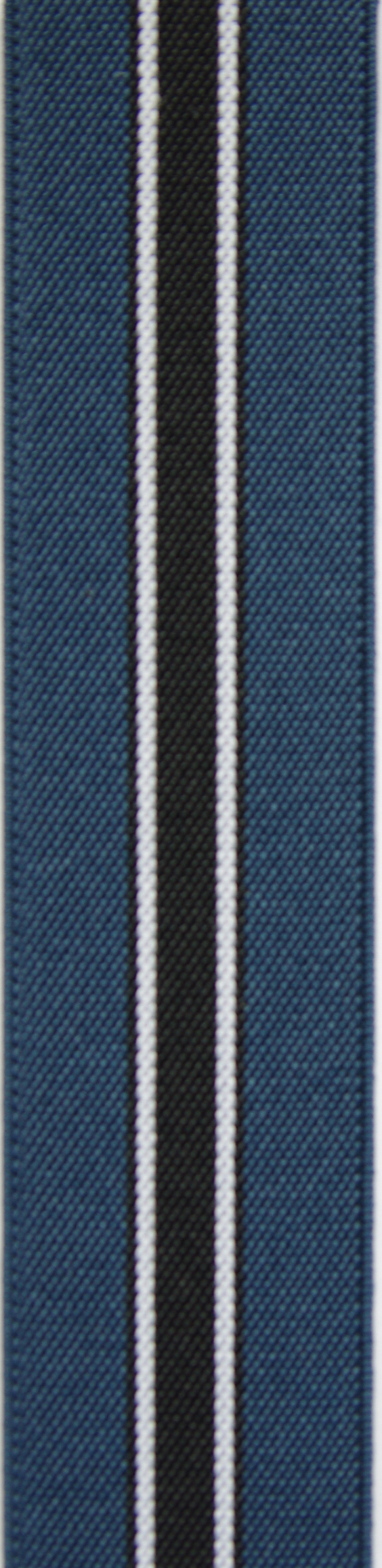 Elastischer Hosenträger sportive Streifen - Blau / Navy / Weiß