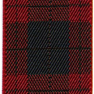 Elastischer Hosenträger Heritage Check - Rot / Schwarz