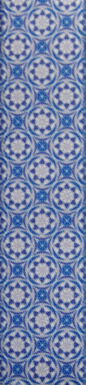 Elastischer Hosenträger Mediteraneo - Blau / Grau